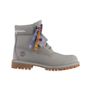 Limited Edition Timberland X Champion Grey Boots